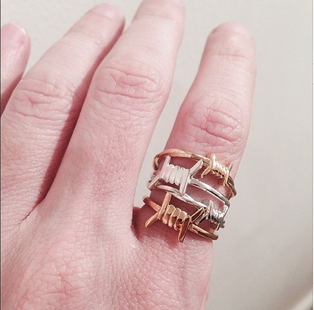 Jewel of the Month: Barbed Wire Stacking Rings | Wendy Brandes Jewelry Blog